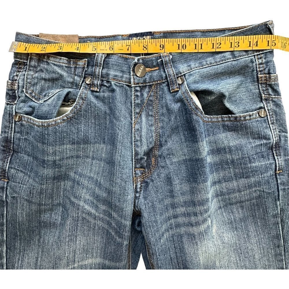 F.U.S.A.I 1997 Vintage Medium Wash Straight Leg Denim Jeans (32) - Picture 7 of 14